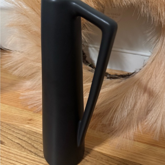 Threshold, Stoneware- vase, pitcher, vessel, 12.5 inches tall, Black - Picture 4 of 5